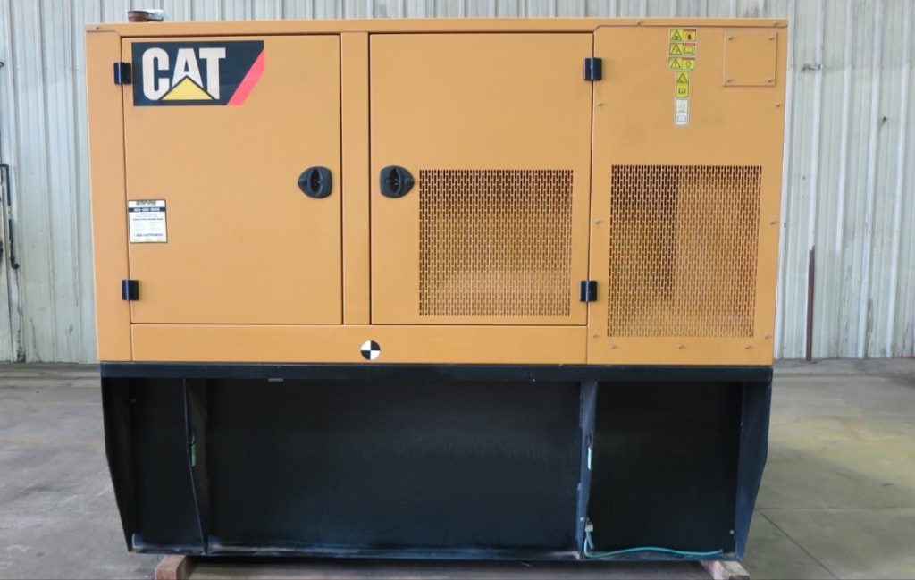 Caterpillar D80-4 Diesel Generator Set, 80kW, Low Hours Since New – SOLD!
