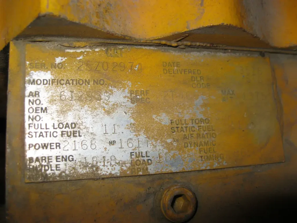 Caterpillar 3516 DITA Diesel Generator Set, 1500kW Prime, 4160V, Low Hours
