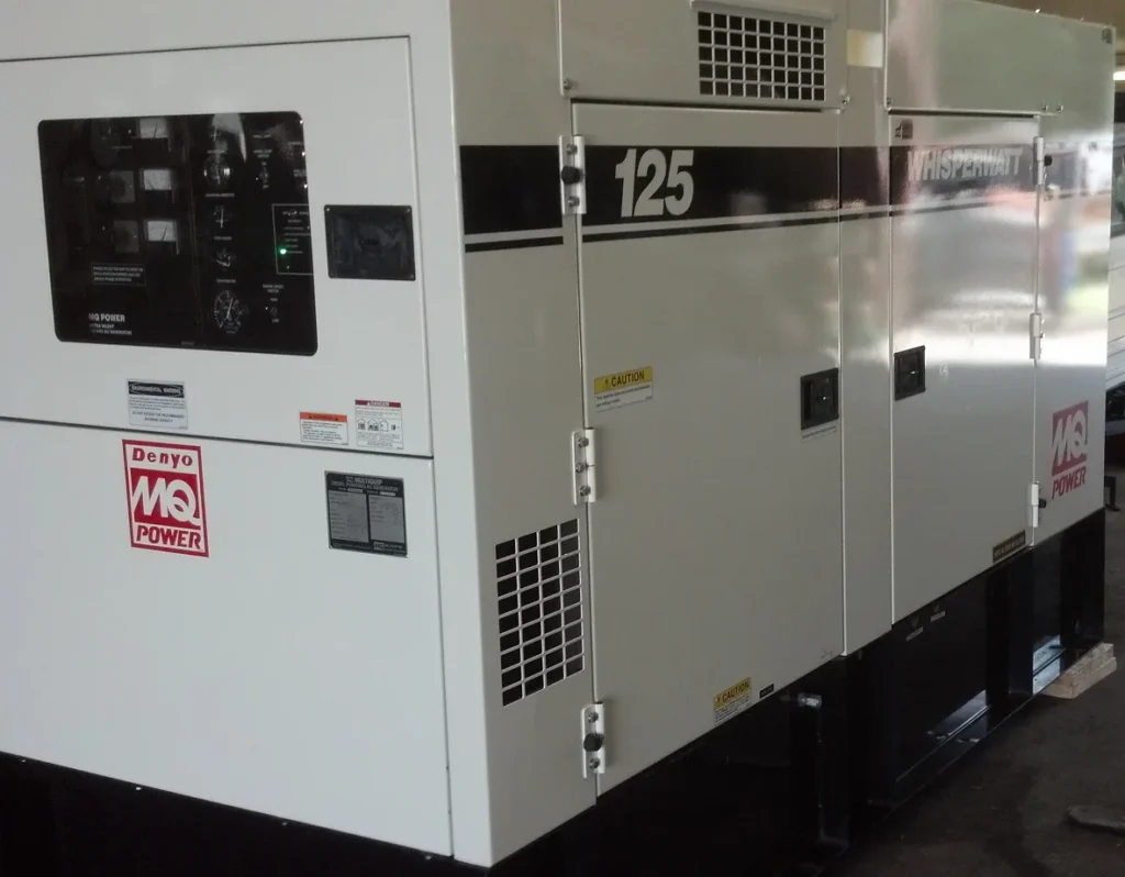 MQ DCA125USI WhisperWatt Diesel Generator Set – 110kW