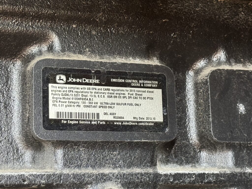 Baldor TS500T Mobile Diesel Generator Set – 400kW – Tier 4i