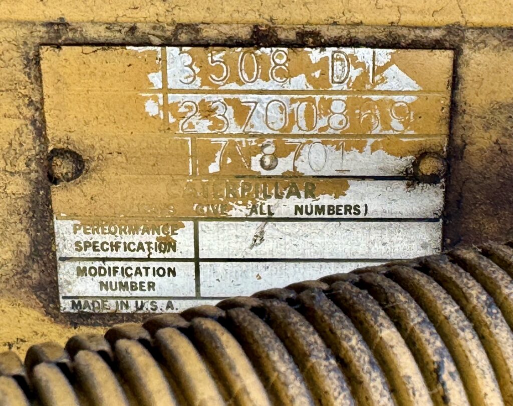 Caterpillar 3508 DITA Diesel Generator Set – 700kW – Low Hours