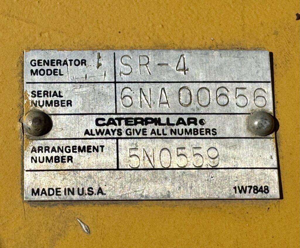 Caterpillar 3508 DITA Diesel Generator Set – 700kW – Low Hours
