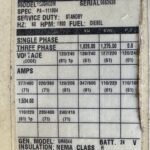 Kohler 1000ROZM Diesel Generator Set – Low Hours