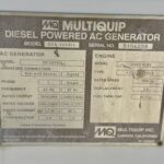 Multiquip DCA-25USI2 Mobile Diesel Generator Set – 20kW