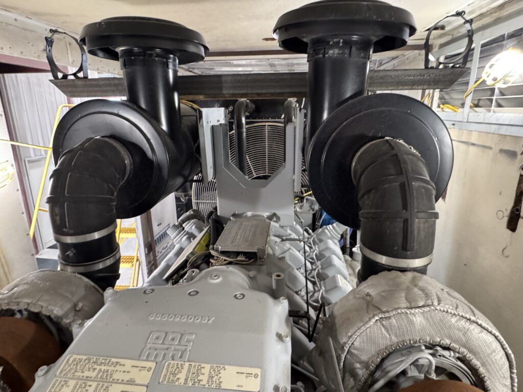 MTU 12V2000 Diesel Generator Set – 555kW Prime – Low Hours