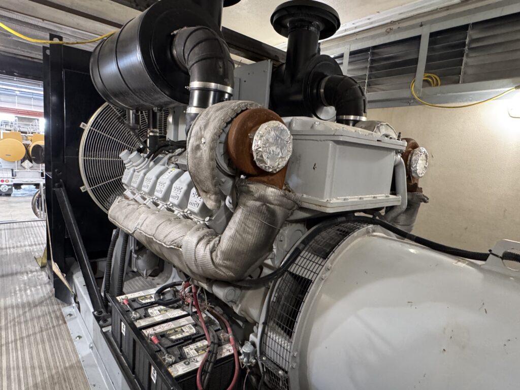 MTU 12V2000 Diesel Generator Set – 555kW Prime – Low Hours