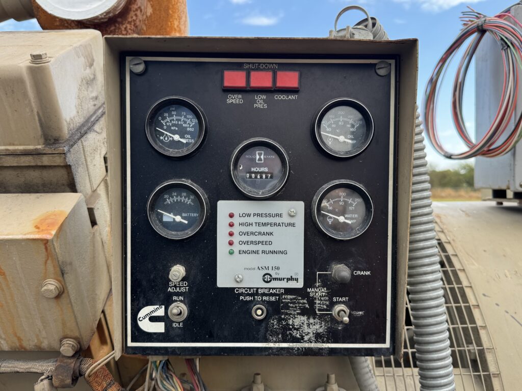 Cummins KTA3067-GS, 1000kW Diesel Generator Set, Low Hours
